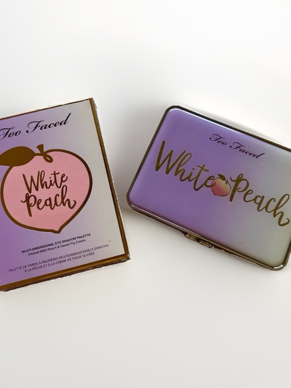 Too Faced White Peach Multi-Dimensional Eye Shadow Palette Brand New in Box